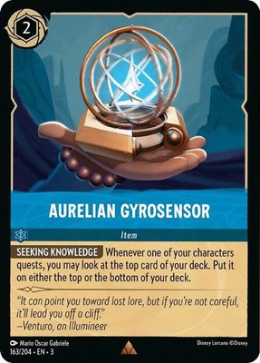 Aurelian Gyrosensor, Into the Inklands