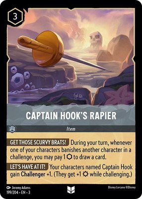 Captain Hook's Rapier, Into the Inklands