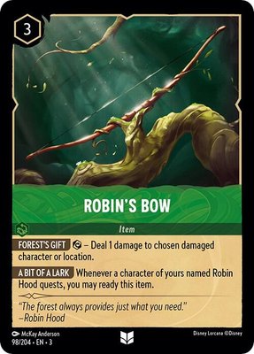 Robin's Bow, Into the Inklands