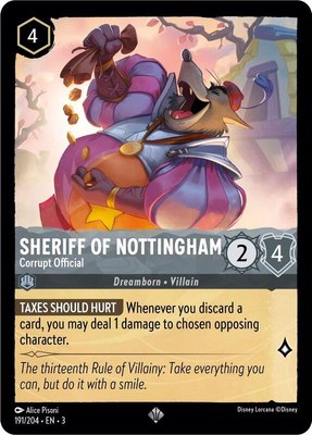 Sheriff of Nottingham - Corrupt Official, Into the Inklands