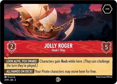 Jolly Roger - Hook's Ship, Disney Lorcana Promo Cards