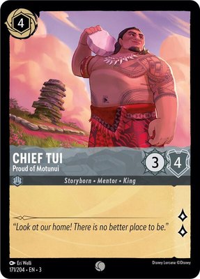 Chief Tui - Proud of Motunui, Into the Inklands