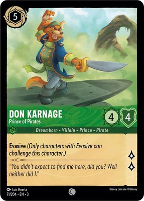 Don Karnage - Prince of Pirates, Into the Inklands