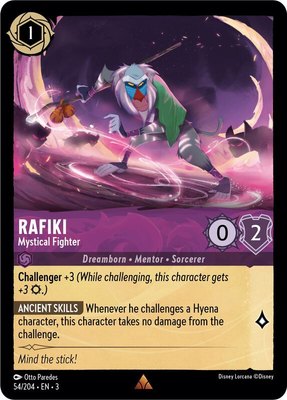 Rafiki - Mystical Fighter, Into the Inklands