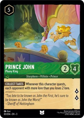 Prince John - Phony King, Into the Inklands