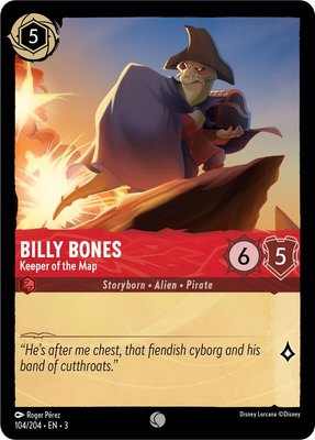 Billy Bones - Keeper of the Map, Into the Inklands