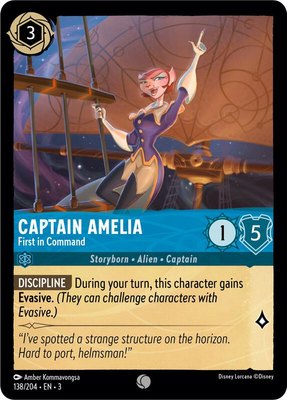 Captain Amelia - First in Command, Into the Inklands