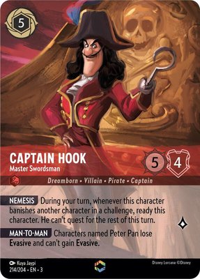 Captain Hook - Master Swordsman (Enchanted), Into the Inklands