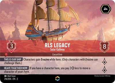 RLS Legacy - Solar Galleon (Enchanted), Into the Inklands