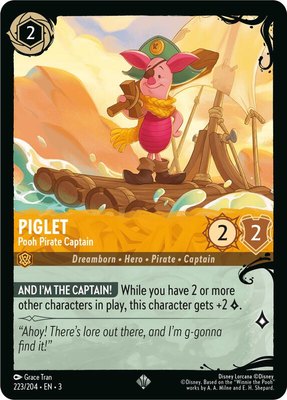 Piglet - Pooh Pirate Captain (223/204), Illumineer's Quest: Deep Trouble