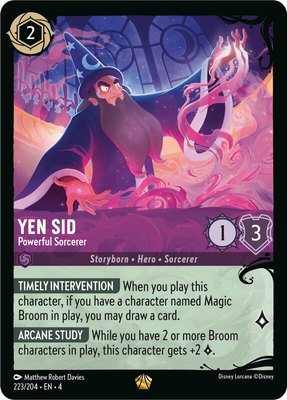 Yen Sid - Powerful Sorcerer (223/204), Illumineer's Quest: Deep Trouble