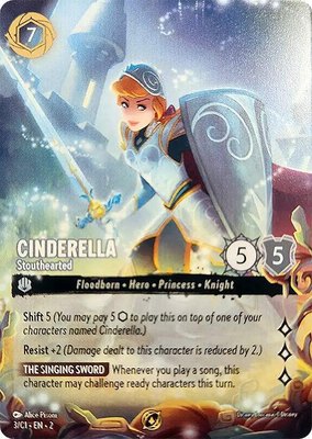 Cinderella - Stouthearted, Disney Lorcana Promo Cards
