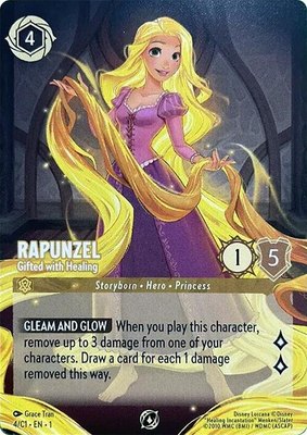 Rapunzel - Gifted with Healing, Disney Lorcana Promo Cards
