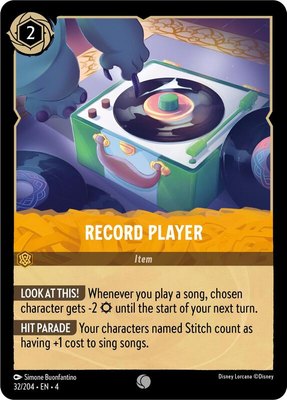 Record Player, Ursula's Return