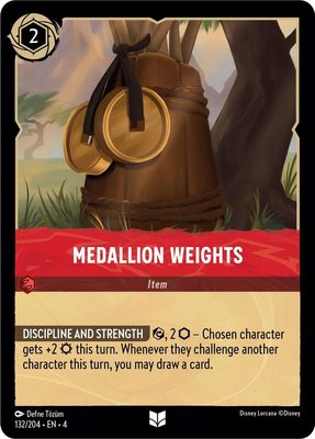 Medallion Weights, Ursula's Return