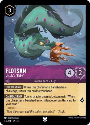 Flotsam - Ursula's "Baby", Ursula's Return