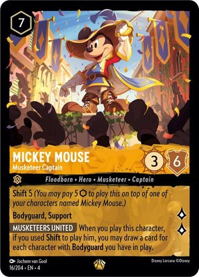 Mickey Mouse - Musketeer Captain, Ursula's Return