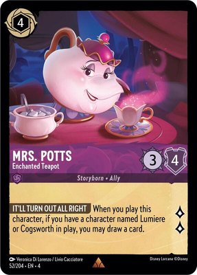 Mrs. Potts - Enchanted Teapot, Ursula's Return