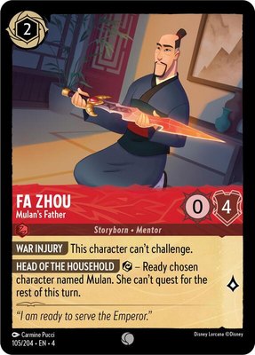 Fa Zhou - Mulan's Father, Ursula's Return