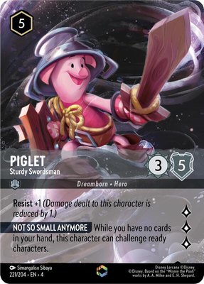 Piglet - Sturdy Swordsman (Enchanted), Ursula's Return