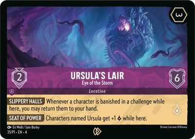 Ursula's Lair - Eye of the Storm, Disney Lorcana Promo Cards
