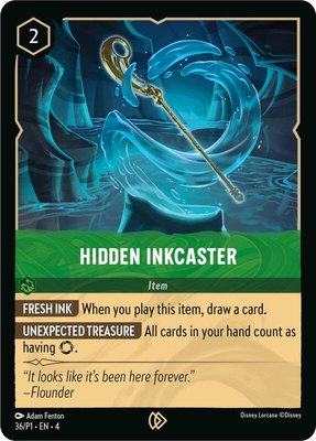 Hidden Inkcaster, Disney Lorcana Promo Cards