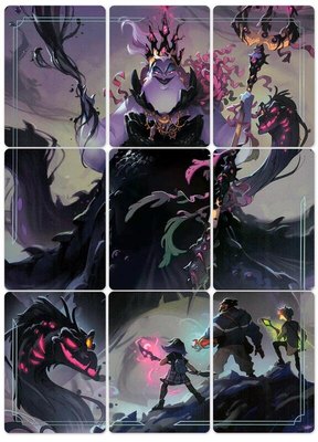 Ursula - Sea Witch Queen Puzzle Insert (Set of 9), Ursula's Return