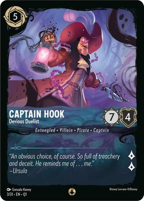 Captain Hook - Devious Duelist, Illumineer's Quest: Deep Trouble