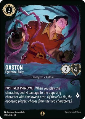 Gaston - Egotistical Bully, Illumineer's Quest: Deep Trouble