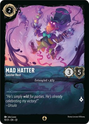 Mad Hatter - Sinister Host, Illumineer's Quest: Deep Trouble