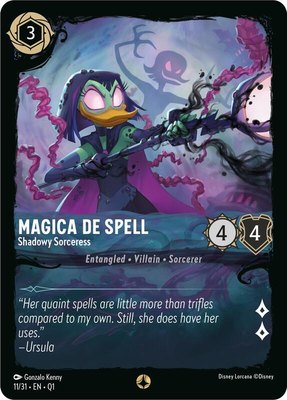 Magica De Spell - Shadowy Sorceress, Illumineer's Quest: Deep Trouble