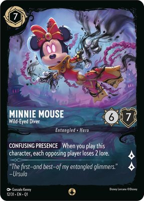 Minnie Mouse - Wild-Eyed Diver, Illumineer's Quest: Deep Trouble