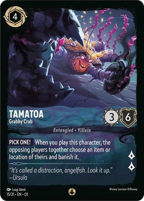 Tamatoa - Grabby Crab, Illumineer's Quest: Deep Trouble