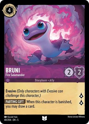Bruni - Fire Salamander, Shimmering Skies