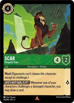 Scar - Vengeful Lion, Shimmering Skies