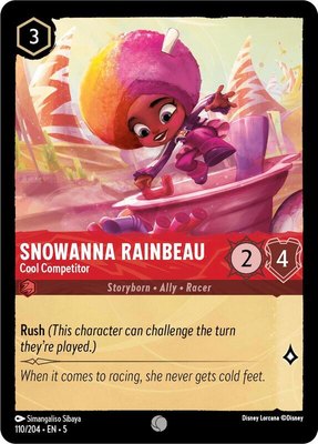 Snowanna Rainbeau - Cool Competitor, Shimmering Skies