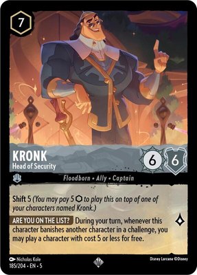 Kronk - Head of Security, Shimmering Skies
