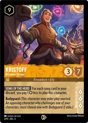 Kristoff - Reindeer Keeper, Disney Lorcana Promo Cards