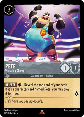 Pete - Wrestling Champ, Shimmering Skies