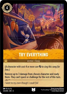 Try Everything, Shimmering Skies