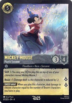 Mickey Mouse - Playful Sorcerer, D23 Promos