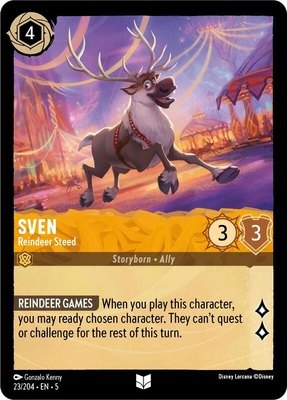 Sven - Reindeer Steed, Shimmering Skies