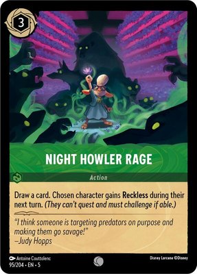 Night Howler Rage, Shimmering Skies