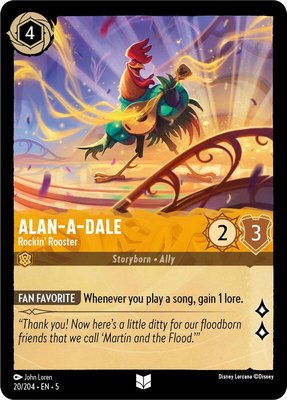 Alan-A-Dale - Rockin' Rooster, Shimmering Skies