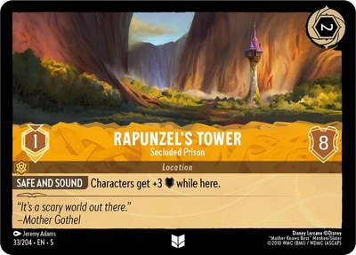Rapunzel's Tower - Secluded Prison, Shimmering Skies