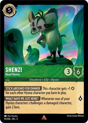 Shenzi - Head Hyena, Shimmering Skies