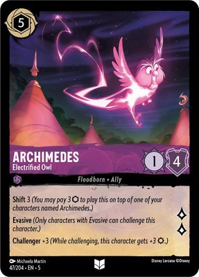 Archimedes - Electrified Owl, Shimmering Skies