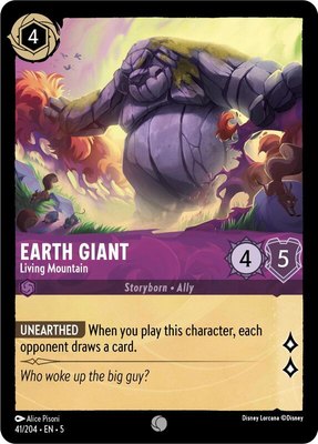 Earth Giant - Living Mountain, Shimmering Skies