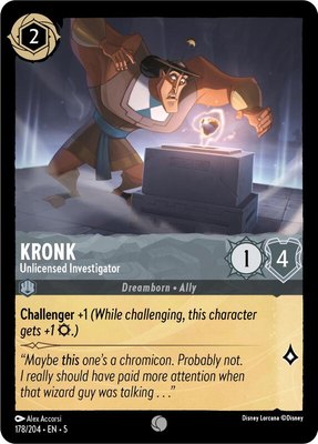 Kronk - Unlicensed Investigator, Shimmering Skies