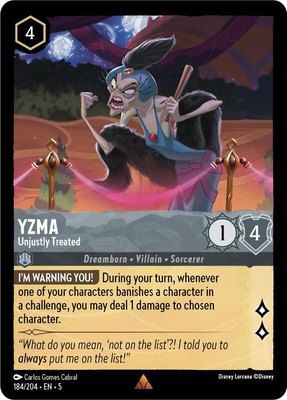 Yzma - Unjustly Treated, Shimmering Skies